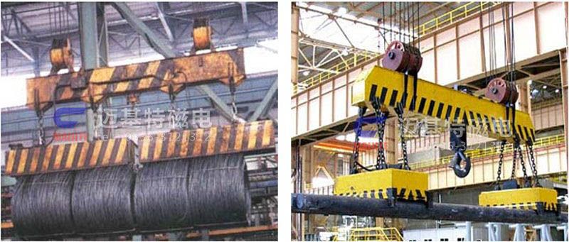 MW12系列、MW15系列吊運(yùn)捆扎螺紋鋼、圓鋼用起重電磁鐵
